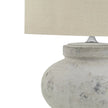Darcy Squat Stone Natural Round Lamp - LightingLighting - Lulu Loves Home