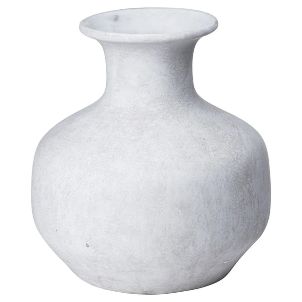 Darcy Squat Stone Vase - VasesVases - Lulu Loves Home