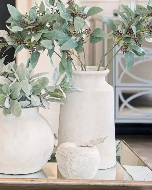 Darcy Stone Concrete Urn Vase - VasesVases - Lulu Loves Home