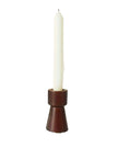 Dark Wooden Dinner Candlestick - Home DecorHome Decor - Lulu Loves Home
