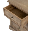 Delphine Collection 3 Drawer Bedside Chest by Hill Interiors, wooden furniture with sleek drawers and a modern design.