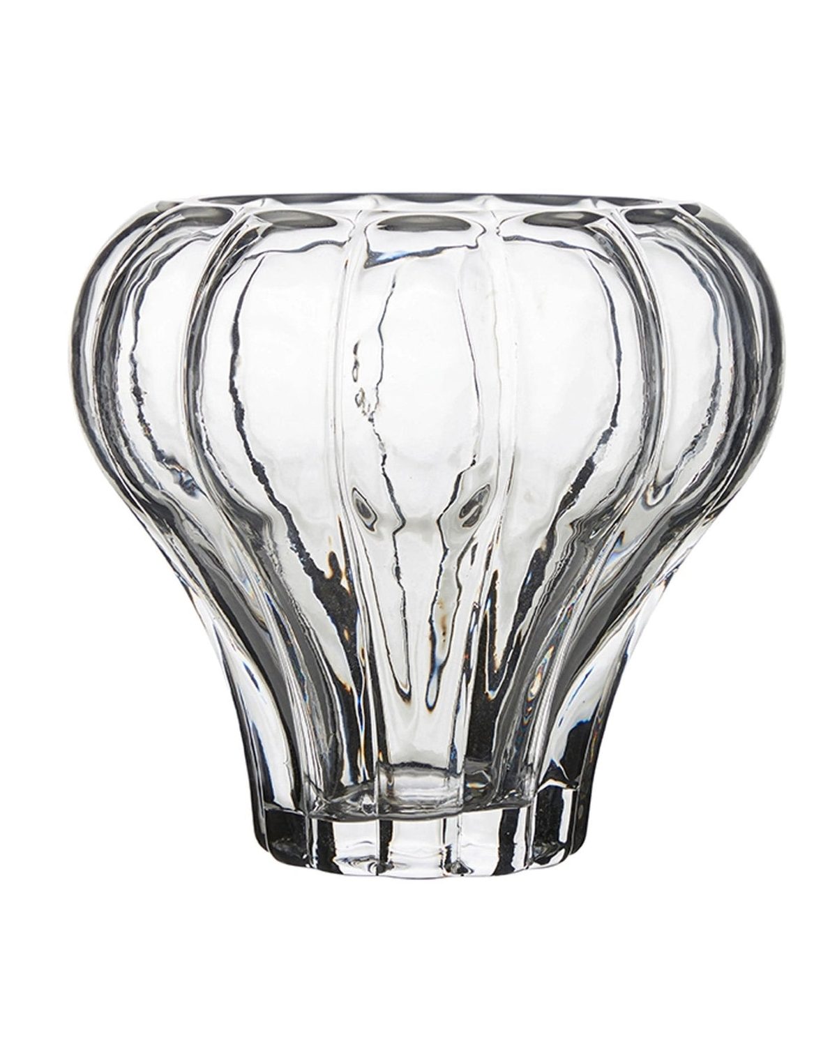 Diva Crocus Clear Ribbed Vase - VasesVases - Lulu Loves Home