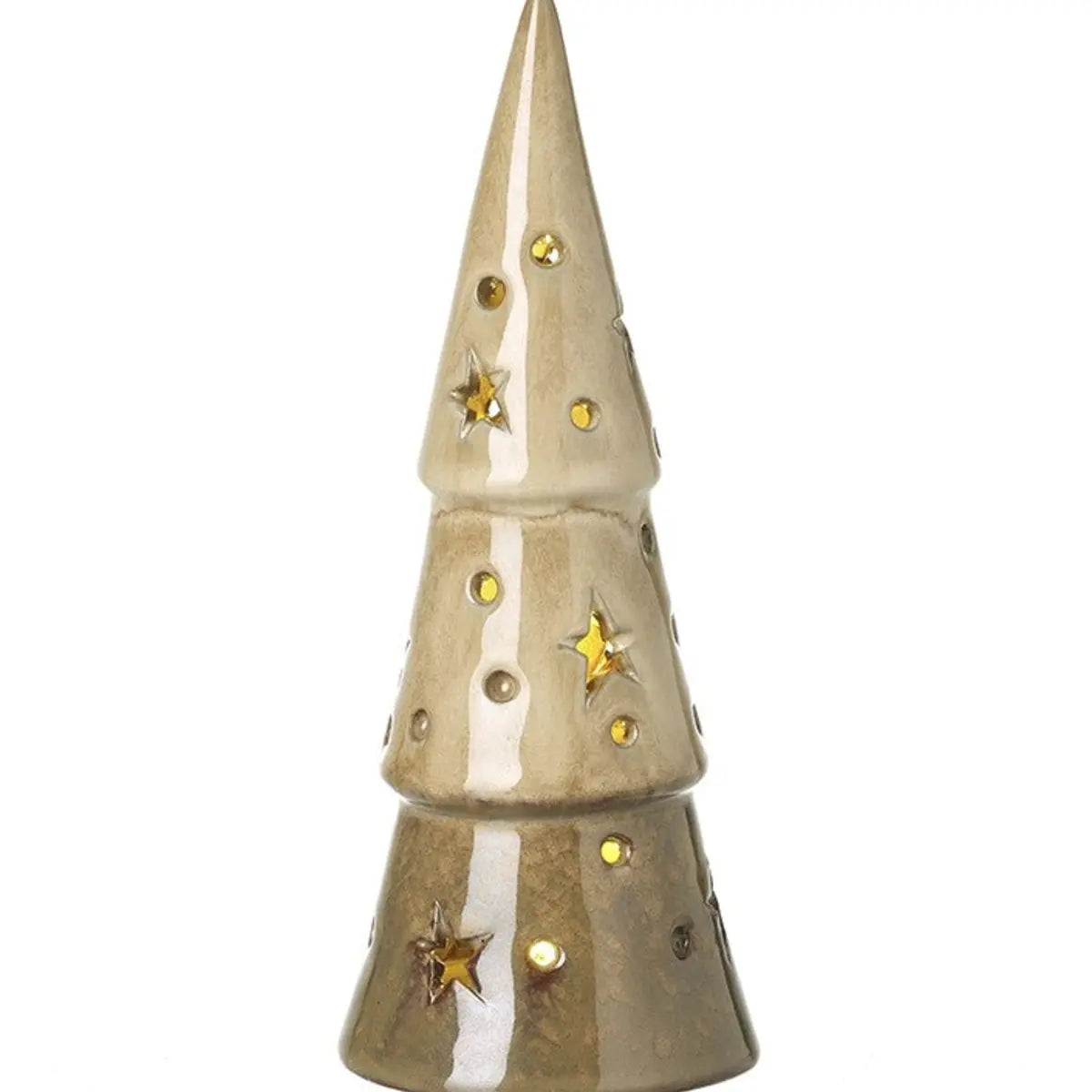 Star Cut Light Up Fawn Porcelain Cone, alternate product detail