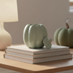 Tall Sage Green Pumpkin Oil Burner