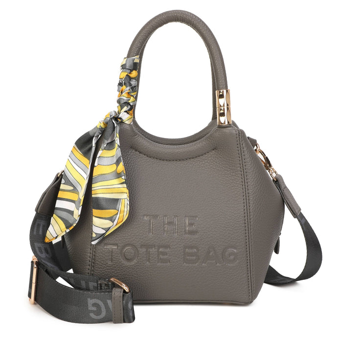 Chocolate brown tote grab bag by Jamie Bags, stylish accessories with sturdy handles and spacious interior.