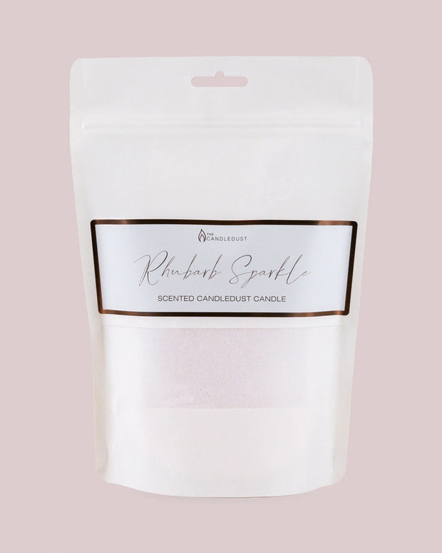 White Scented Candle Sand Kit – Rhubarb Sparkle
