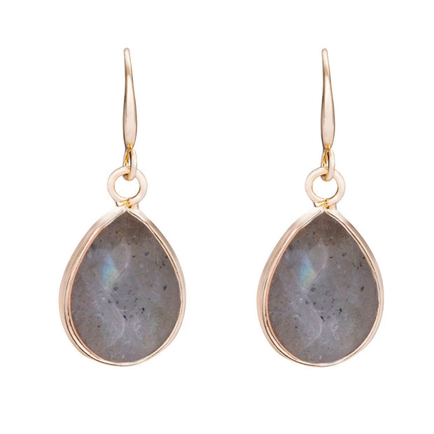 Venus Semi-Precious Stone Hook Earrings