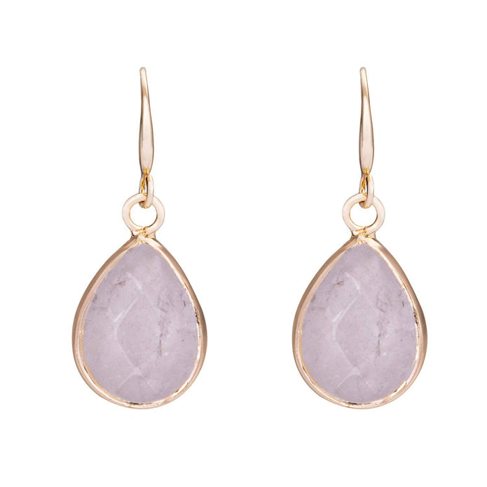 Venus Semi-Precious Stone Hook Earrings