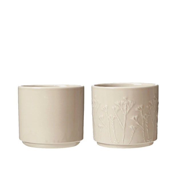 Edil Ceramic Beige Planter Pot - Seasonal Decor - EasterSeasonal Decor - Easter - Lulu Loves Home