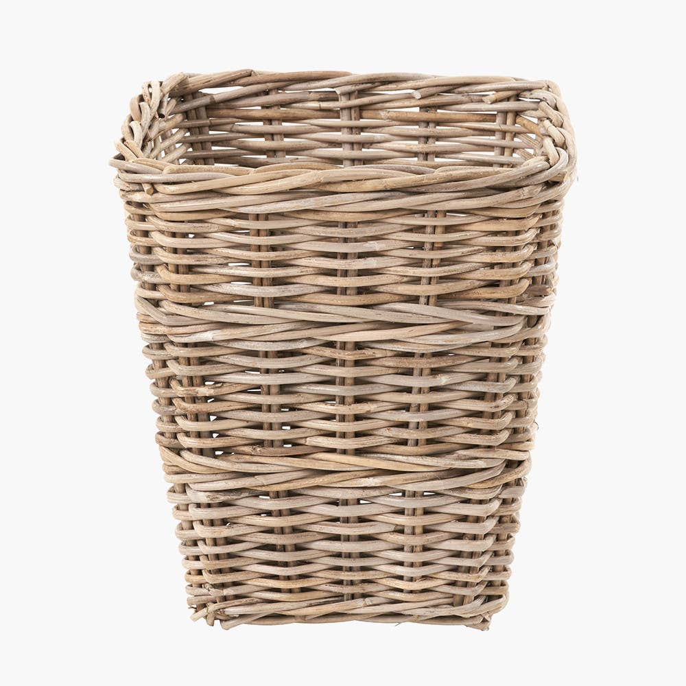 Burley Rattan Square Waste Paper Bin