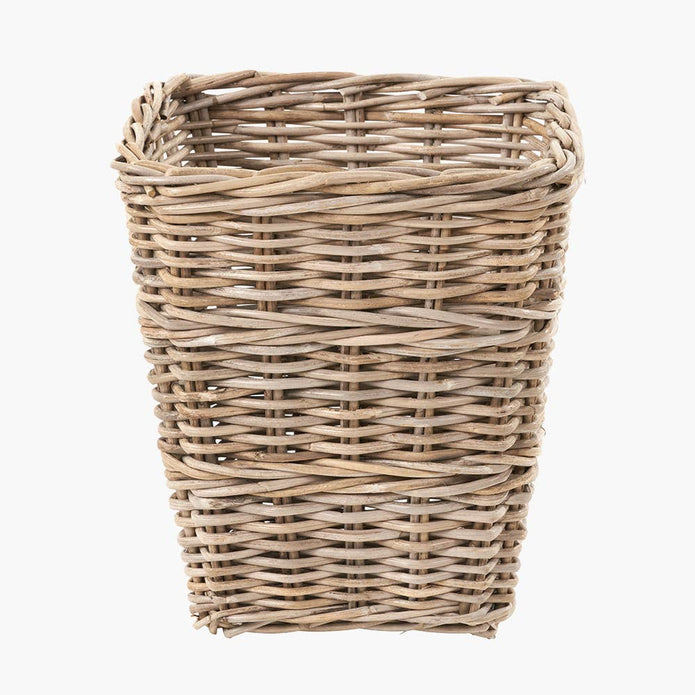 Burley Rattan Square Waste Paper Bin