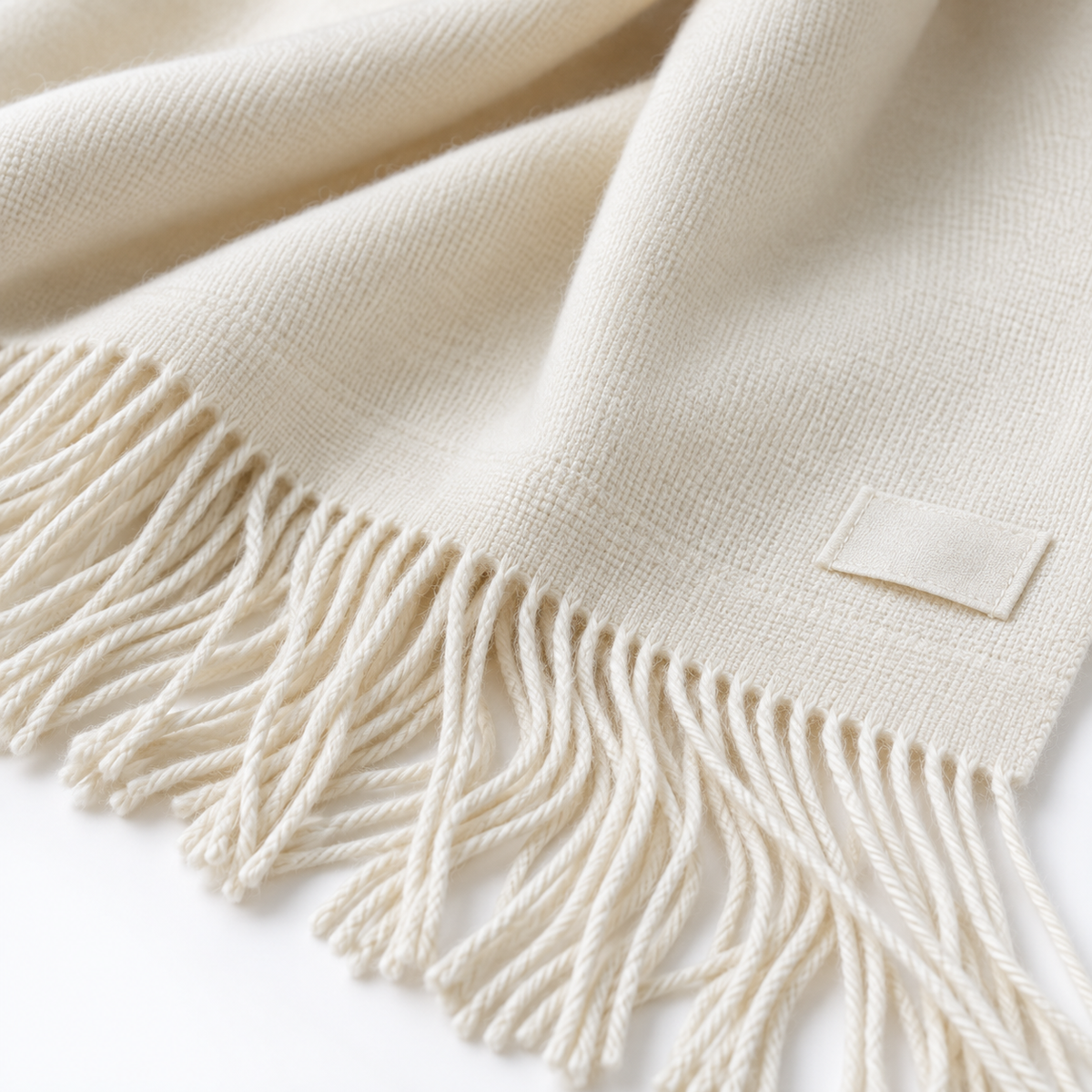 Ellenvale Della Cream luxury throw blanket with soft fine knit texture, perfect for cozy living room or bedroom decor.
