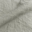 Hallie Sage Green Ruffled Edge Linen Cushion Cover – fabric detail 2