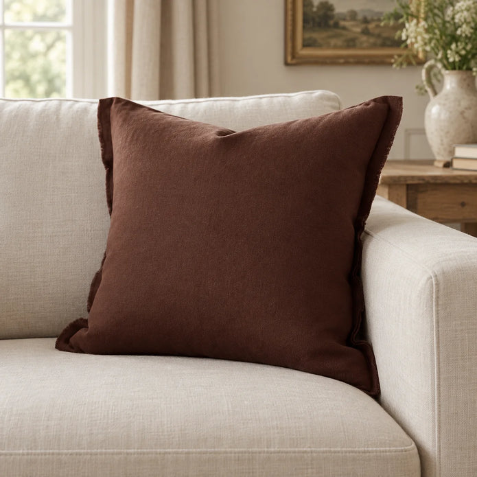 Emma Brown Velvet Cushion Cover — styled view 1