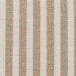 Hallie Light Brown Pinstripe Square Cushion Cover — fabric detail 2