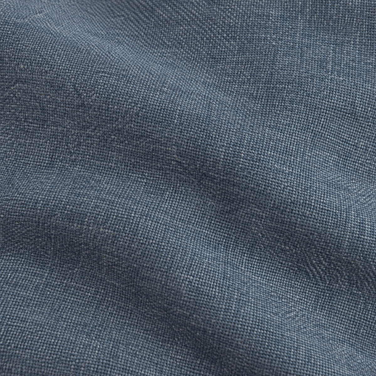 Chloe blue extra large 65 × 65 cm square bed cushion cover – blue woven fabric close-up