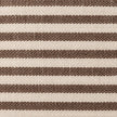 Darcy Chocolate Brown Pinstripe Cushion Cover - Rectangle — fabric detail 2