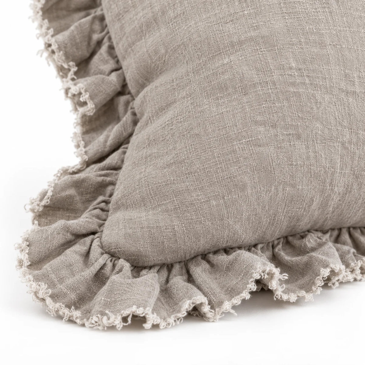 Hallie Natural Beige Cushion Cover – fabric detail 3