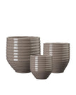 Evelyn Ceramic Taupe Ribbed Plant Pot - Home DecorHome Decor - Lulu Loves Home