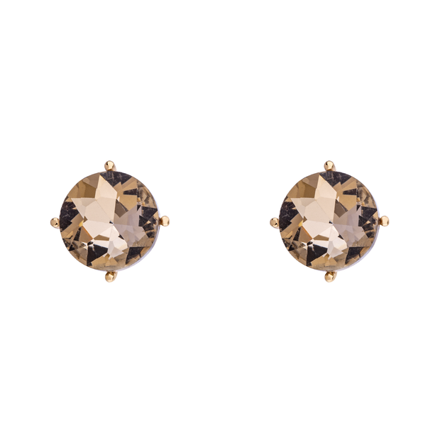 Iris Crystal Stud Earrings