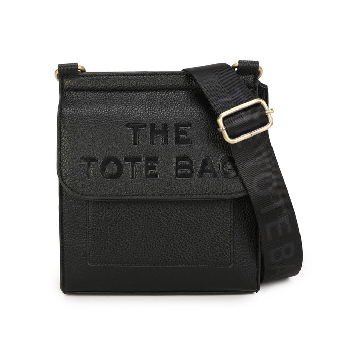 Chocolate brown Jamie Bags crossbody bag with wide strap and front pocket, showcasing its stylish accessories design.