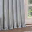 Yard Ocean Blue Striped Blackout Eyelet Curtains