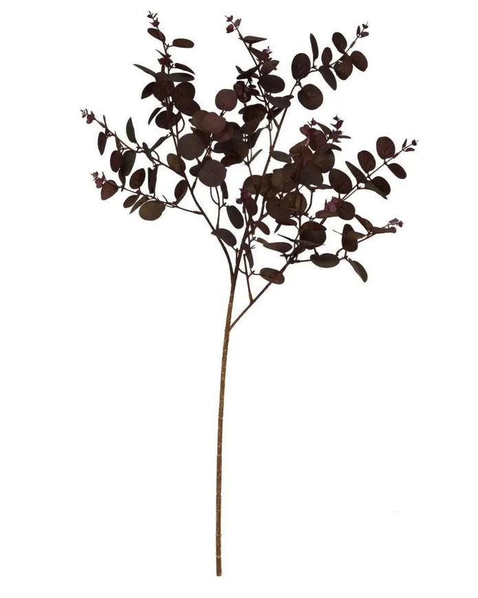Faux Foliage - Burgundy Eucalyptus Stem - Faux Plants & FlowersFaux Plants & Flowers - Lulu Loves Home