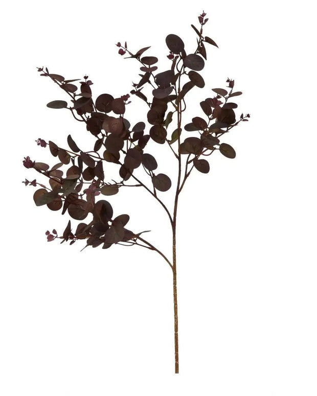 Faux Foliage - Burgundy Eucalyptus Stem - Faux Plants & FlowersFaux Plants & Flowers - Lulu Loves Home