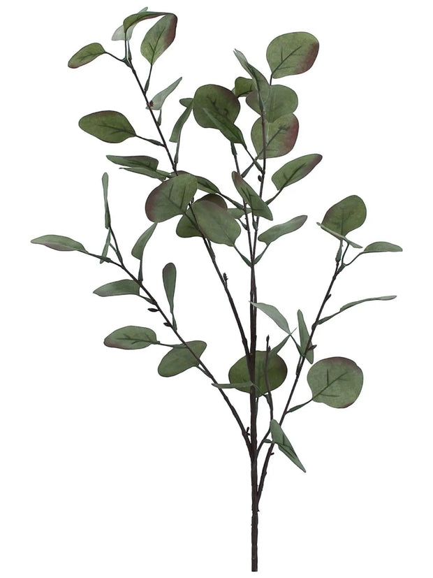 Faux Foliage - Dusky Flat Leaf Eucalyptus Stem - Faux Plants & FlowersFaux Plants & Flowers - Lulu Loves Home