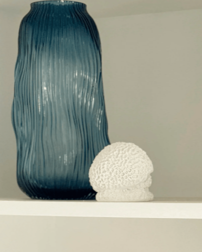 Faux Resin White Honeycomb Coral Ball - Home DecorHome Decor - Lulu Loves Home