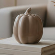 Tall Taupe Pumpkin Oil Burner