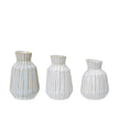 Fleur Mini Ceramic White Vase - VasesVases - Lulu Loves Home