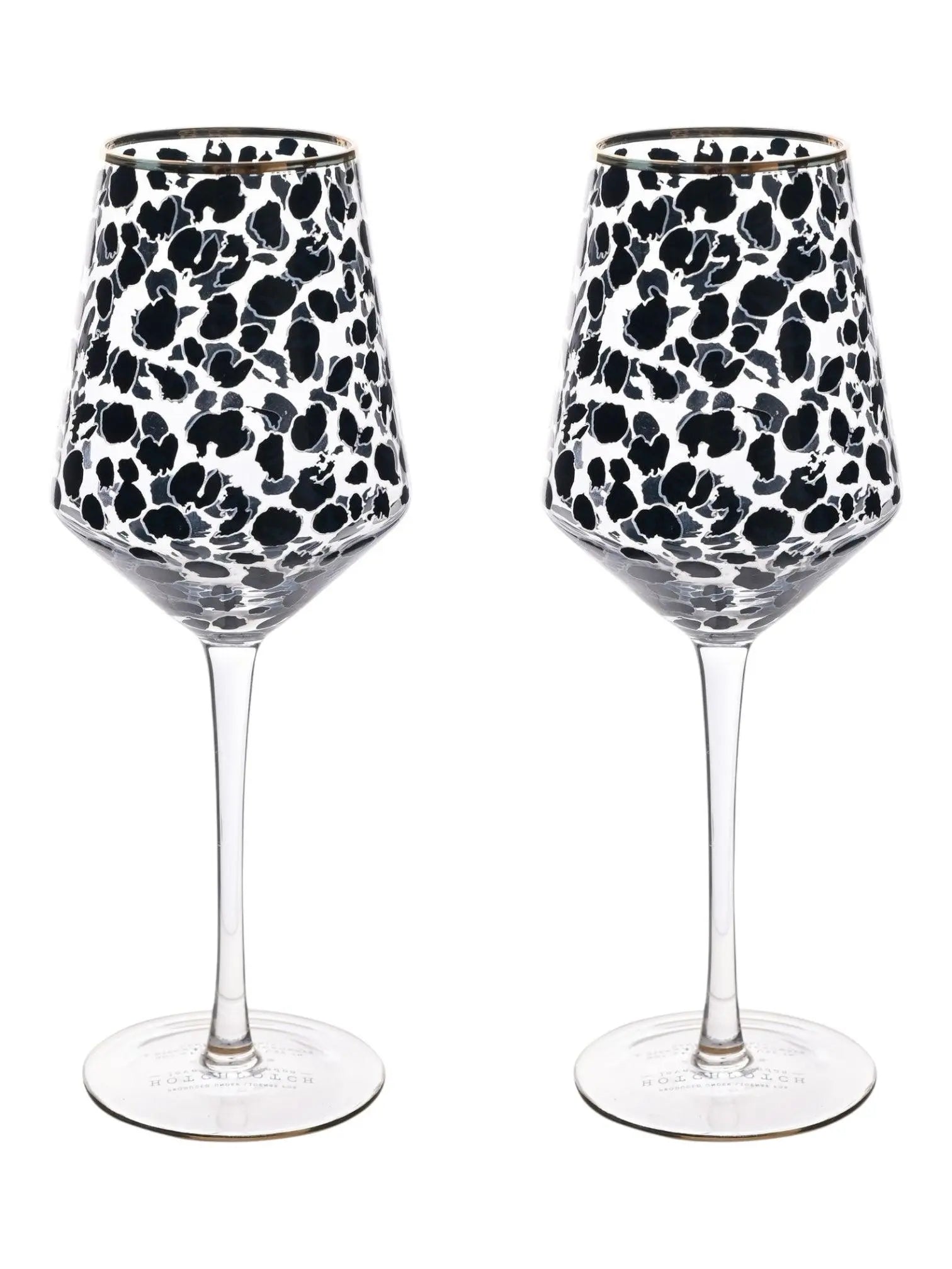 Frida Leopard Print Wine Glasses - Home DecorHome Decor - Lulu Loves Home