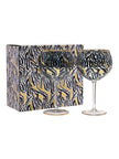 Frida Zebra Print Gin Glasses - Home DecorHome Decor - Lulu Loves Home