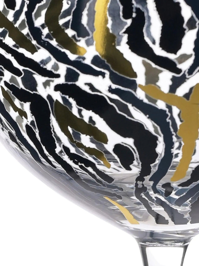 Frida Zebra Print Gin Glasses - Home DecorHome Decor - Lulu Loves Home