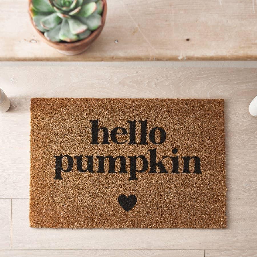 Hello Pumpkin Doormat - Seasonal Decor - AutumnSeasonal Decor - Autumn - Lulu Loves Home