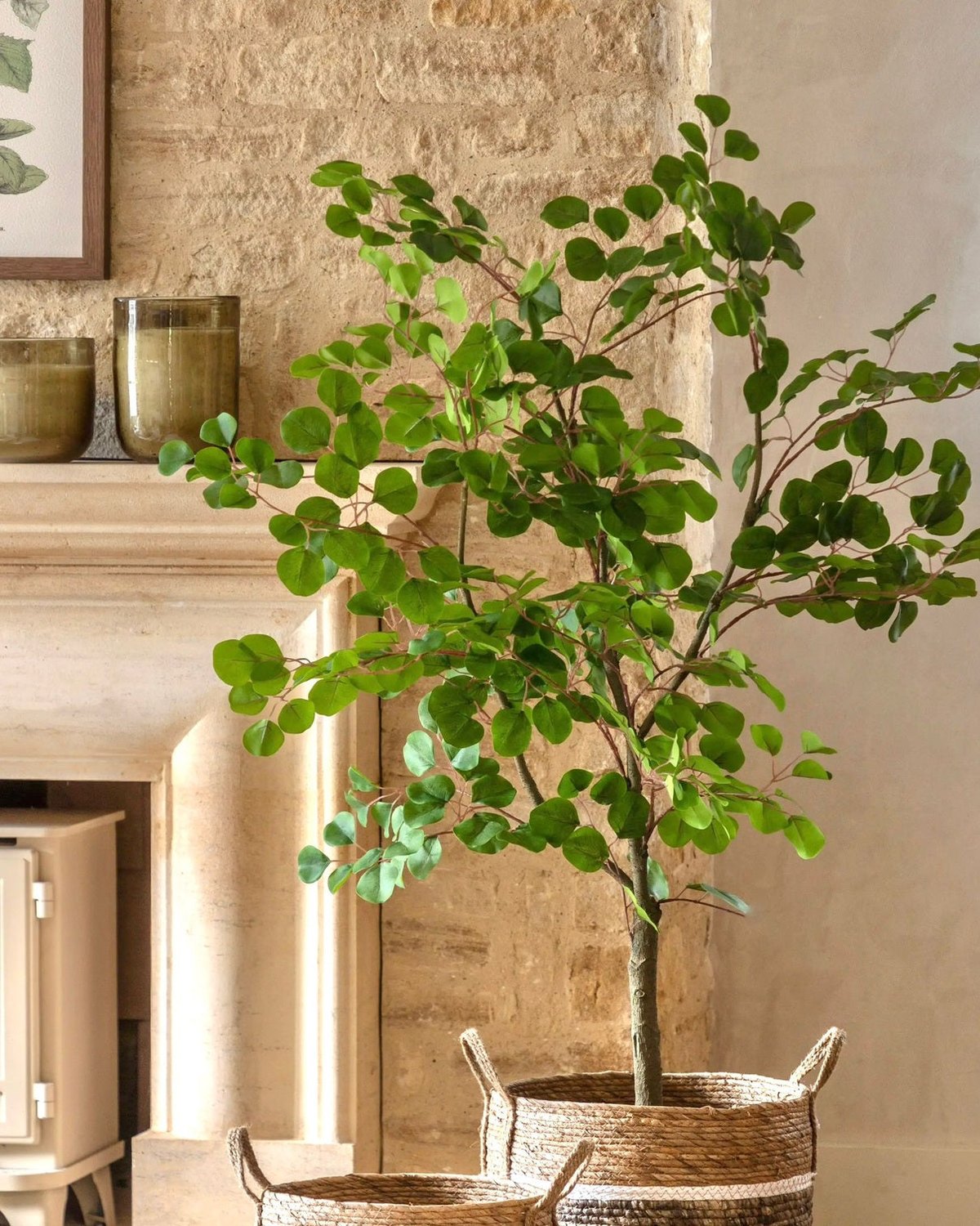 Artificial Faux Eucalyptus Tree