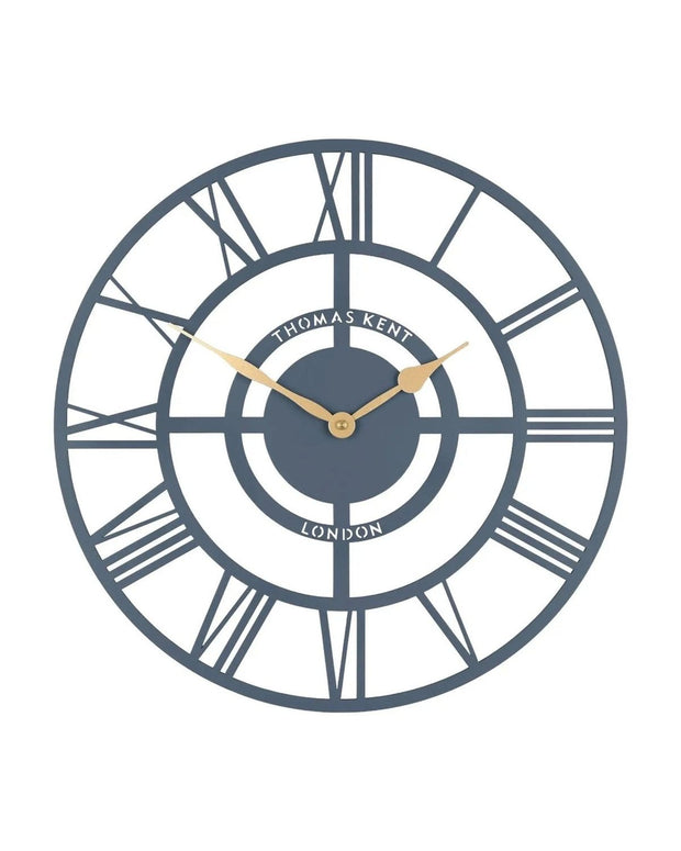 Thomas Kent 16-inch Bright Star Wall Clock in deep sea blue, featuring a stylish design and easy-to-read clock face.