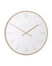 Thomas Kent 21-inch Nordic wall clock in Tofu Beige, Gallery Direct clock with modern design and minimalist style.