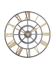 Thomas Kent 24-inch brass Evening Star Grand Clock by Gallery Direct, featuring a classic design and elegant brass finish.