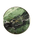 Thomas Kent 26-inch Oyster Large Grand Clock in emerald green with classic design, showcasing its elegant clock face and bold frame.
