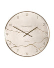 Thomas Kent 26-inch Oyster Large Grand Clock by Gallery Direct featuring a stone finish and classic clock design.