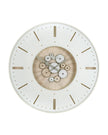 Thomas Kent 30-inch Clocksmith grand clock with ivory cog face, showcasing classic clock design by Gallery Direct.