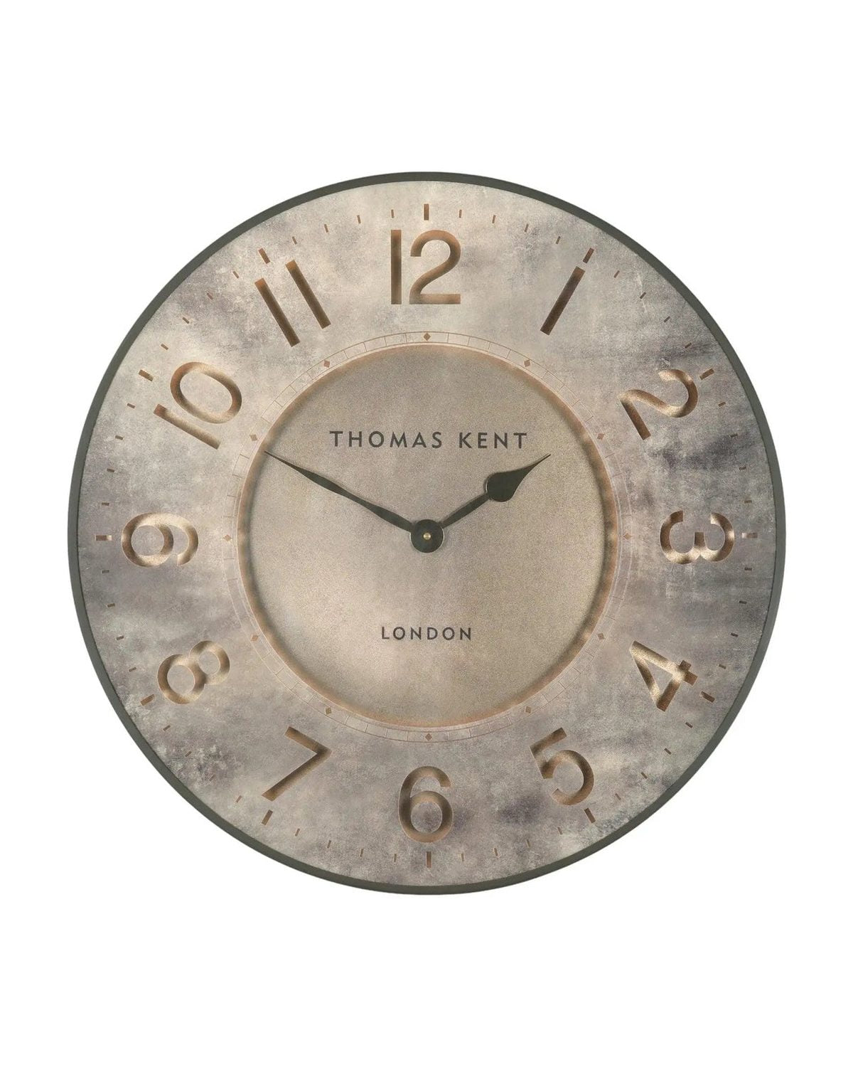 Thomas Kent 30-inch Florentine Grand Clock in Harvest Gold, a stylish decorative clock with elegant design and gold finish.