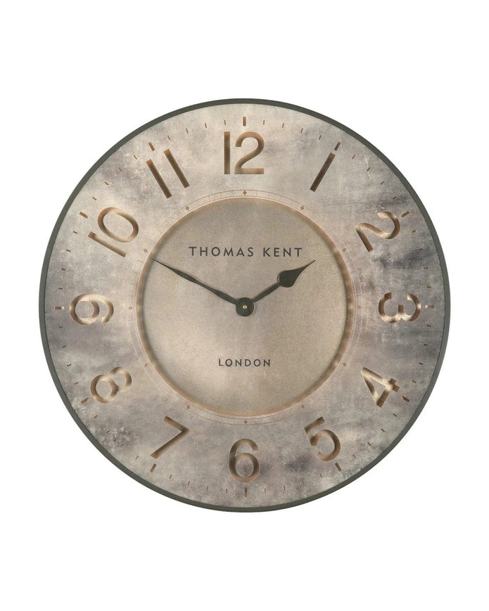Thomas Kent 30-inch Florentine Grand Clock in Harvest Gold, a stylish decorative clock with elegant design and gold finish.