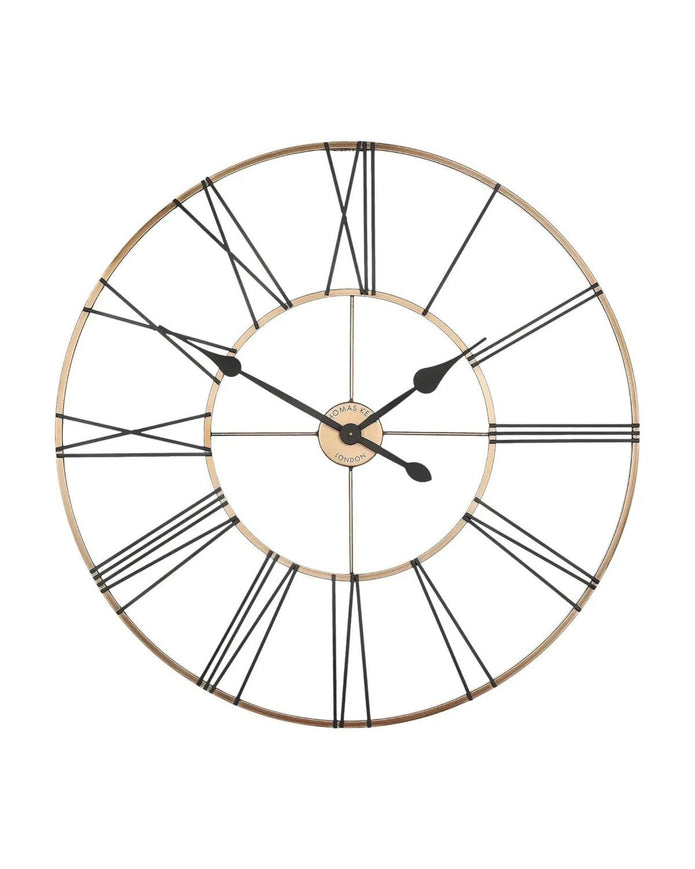 Thomas Kent 32-inch Summer House Copper outdoor clock by Gallery Direct, featuring a large, stylish clock face for outdoor decoration.