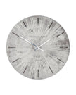 Thomas Kent 36-inch Silver Grey Starburst Grand Clock by Gallery Direct, featuring a stylish starburst design and modern silver finish.