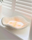 Large scalloped wavy decorative bowl by Gallery Direct, perfect for home decor, featuring a stylish, artistic design.