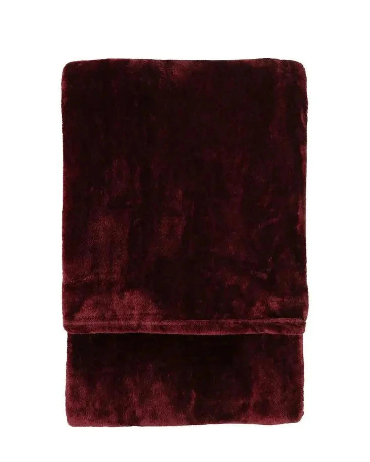 Burgundy Claret Maximus Cosy Blanket Throw - Soft FurnishingsSoft Furnishings - Lulu Loves Home