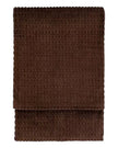 Winson Flannel Chocolate Throw from Gallery Direct, soft and cozy flannel blanket in rich chocolate color for home decor.